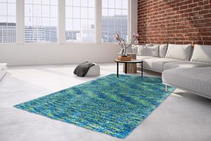 Teppich Amazonas 148002 Blau / Grün