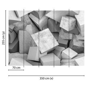 Fototapete ConcreteBlocks1 DD118734 A.S. Création Designwalls