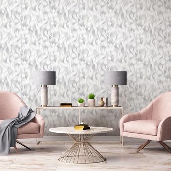 Moderne Tapete in hellgrau 10204-31
