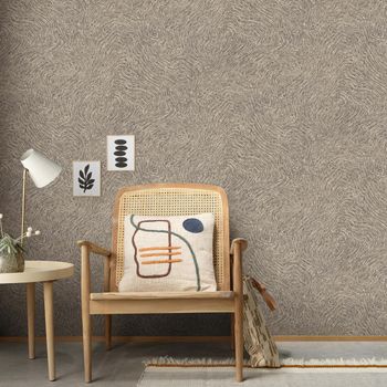 Moderne Tapete in taupe 10303-37