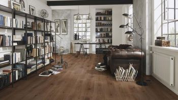 Wineo 1000 Wood XL | Klebe-Bioboden "Noble Oak Chocolate"