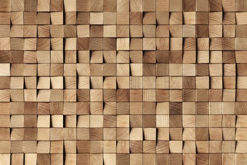 Fototapete Holzstruktur in Beige Braun