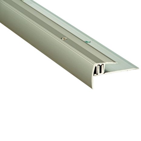 Treppenkantenprofil TRS 716 für ter Hürne Bodenbeläge in Edelstahl-Optik 1000 mm