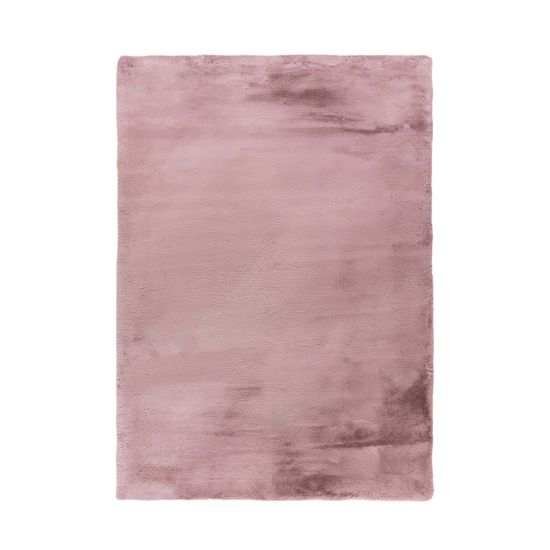 Flauschiger Teppich Rosa