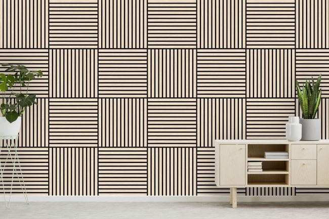 Chantemur Solid Acoustic Déco Forte "Eiche hell" | 52 x 52 cm
