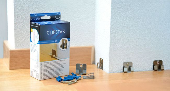 Cortex Clips für Sockelleisten