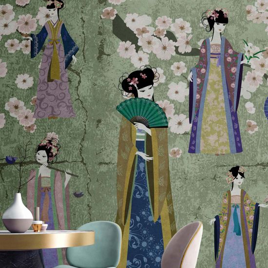 Fototapete kimono 1 DD110811 Livingwalls Walls by Patel