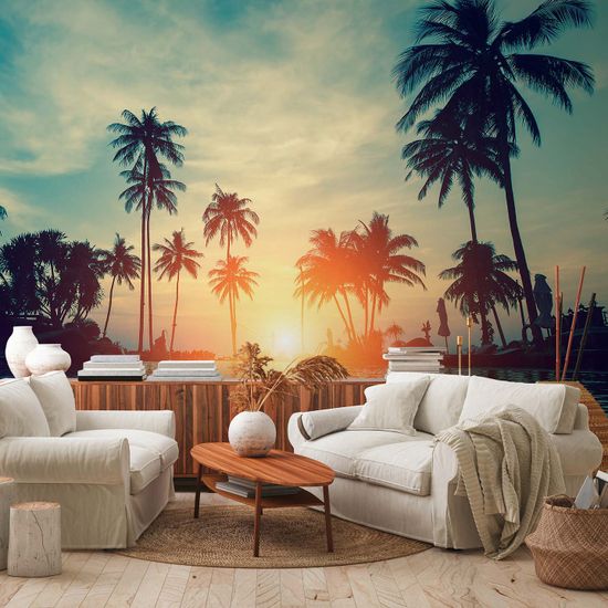 Fototapete Designwalls 2 "DD123680" Sunset&Palms  