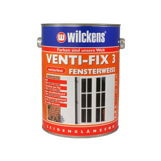 Wilckens Venti-Fix 3 Fensterweiss "Weiß seidenglänzend"